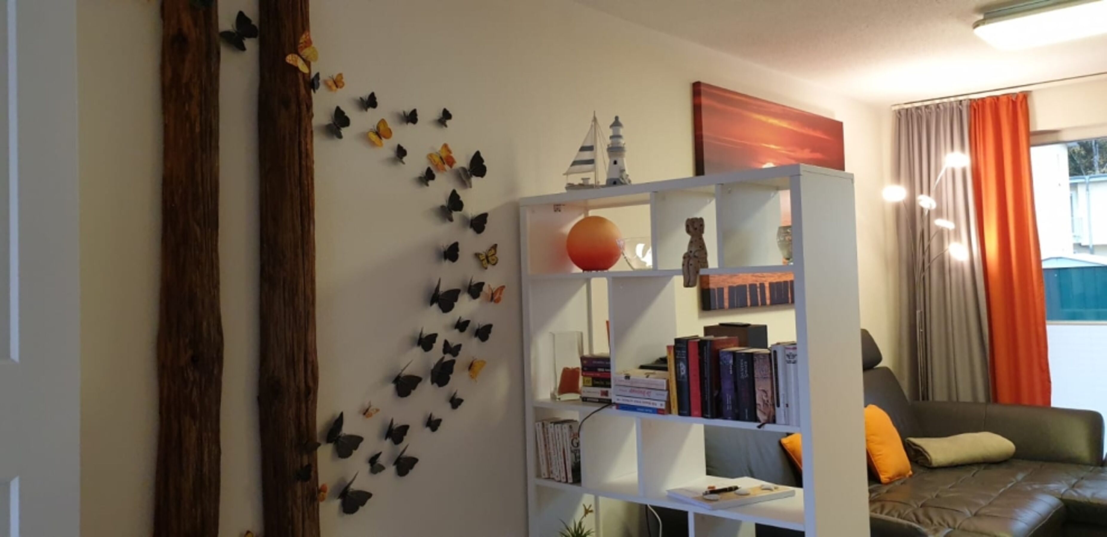 Blick in das Wohnzimmer
