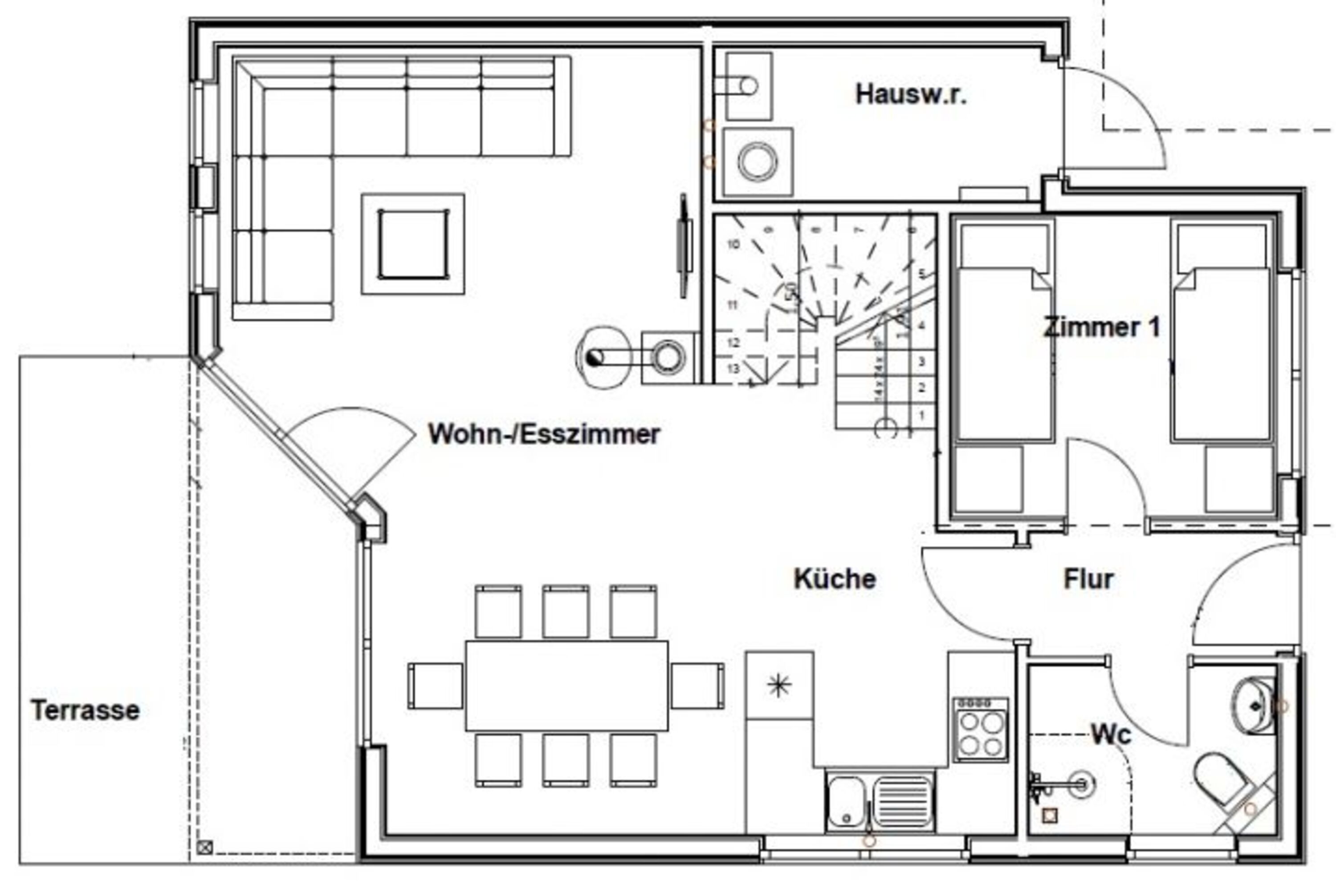 Grundriss Erdgeschoss