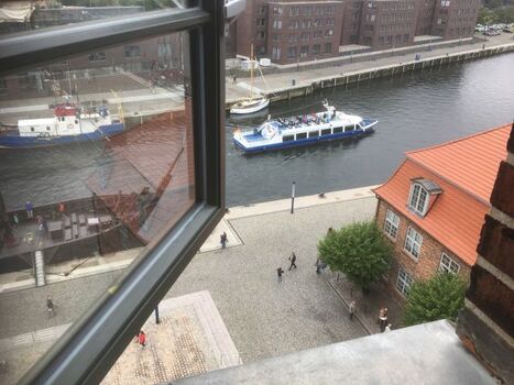 Blick aus dem Fenster der FeWo