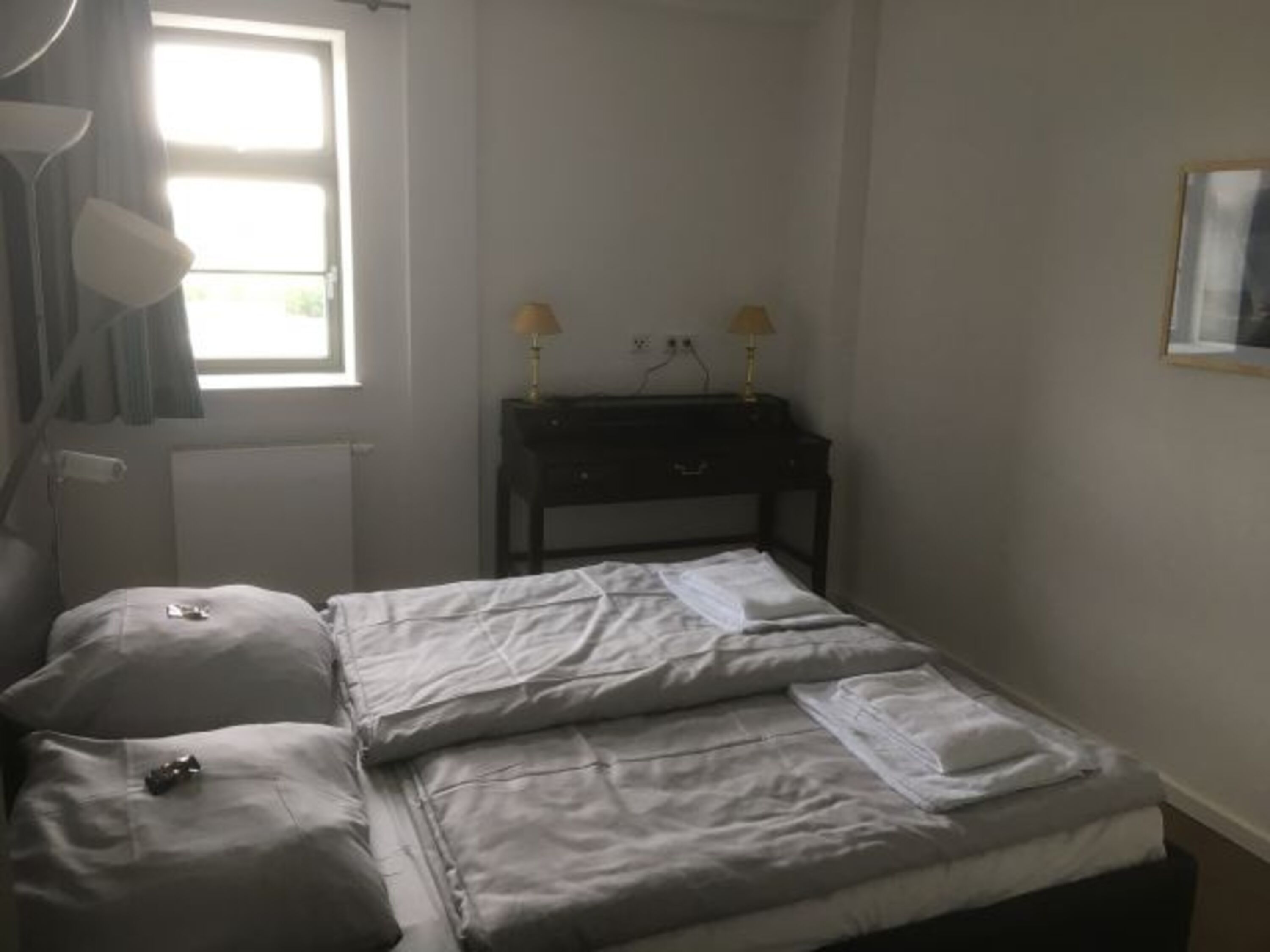 Blick ins Schlafzimmer