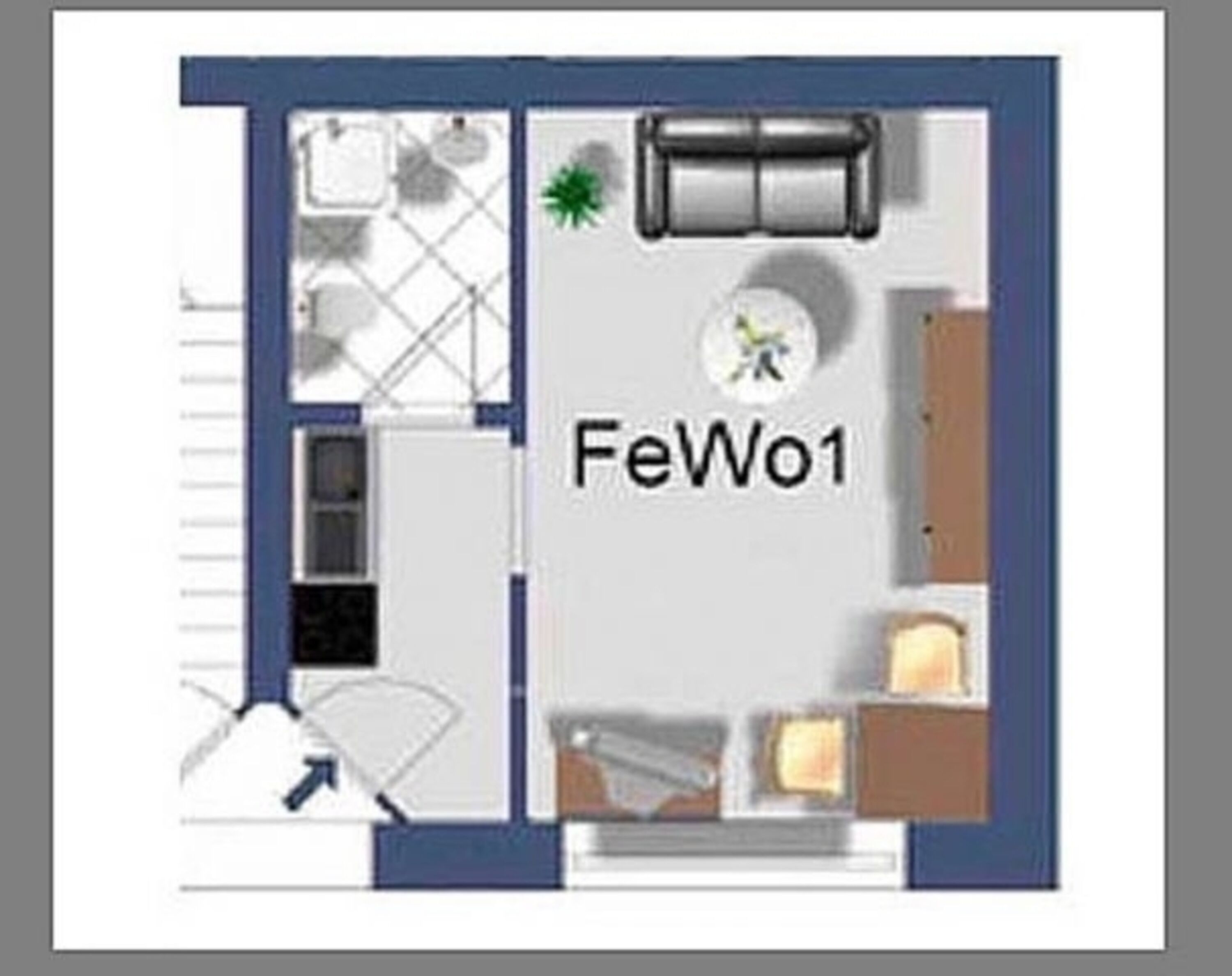 Grundriss Wohnung 1