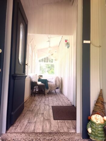 Veranda im Eingangsbereich