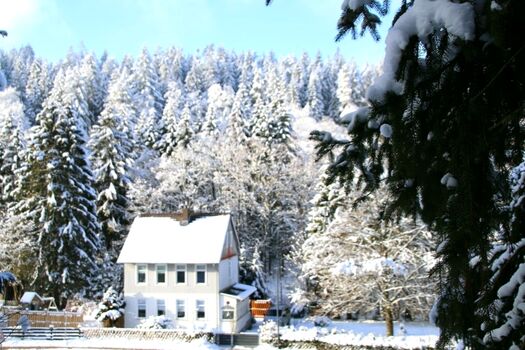 Ferienhaus Villa Familienglück im Winter