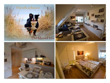 Moderne Ferienwohnung Det Mona Hüüs im ruhigen Süderende/ ...