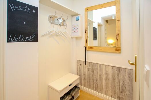 Garderobe und Eingang