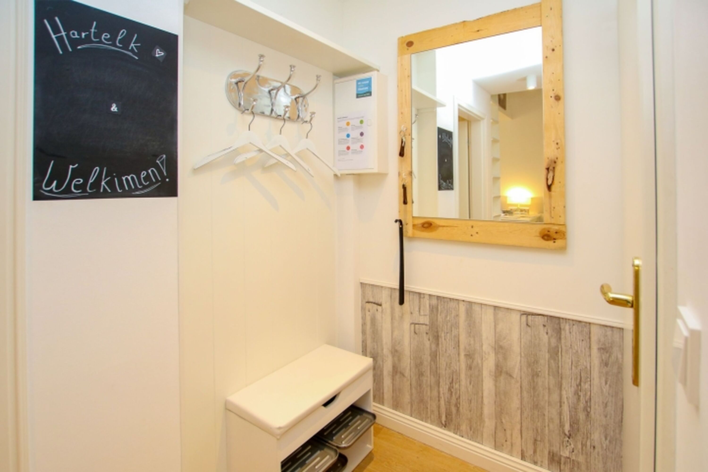 Garderobe und Eingang
