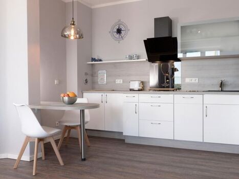 Sitzecke in der Küche.