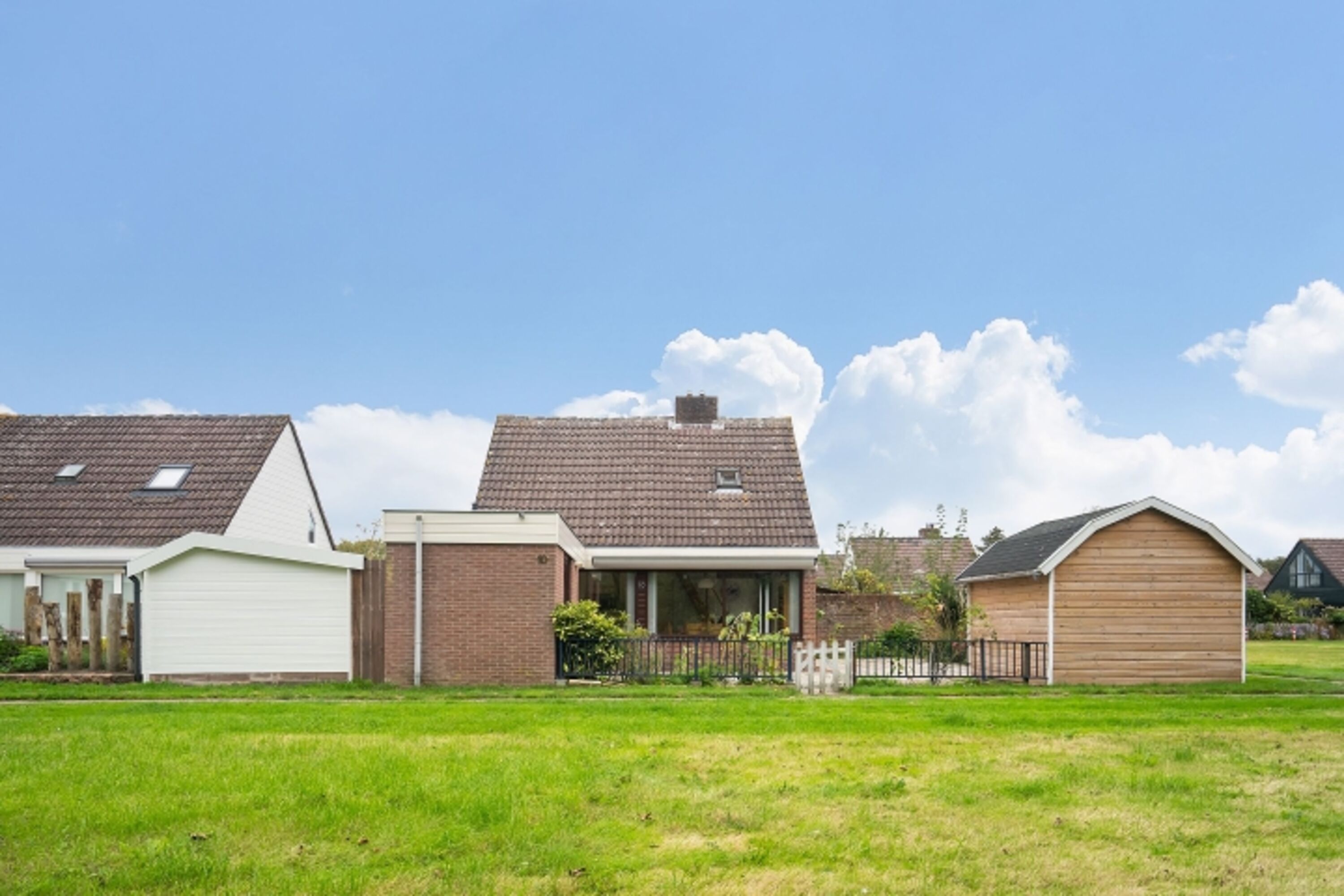 Blick Richtung Ferienhaus