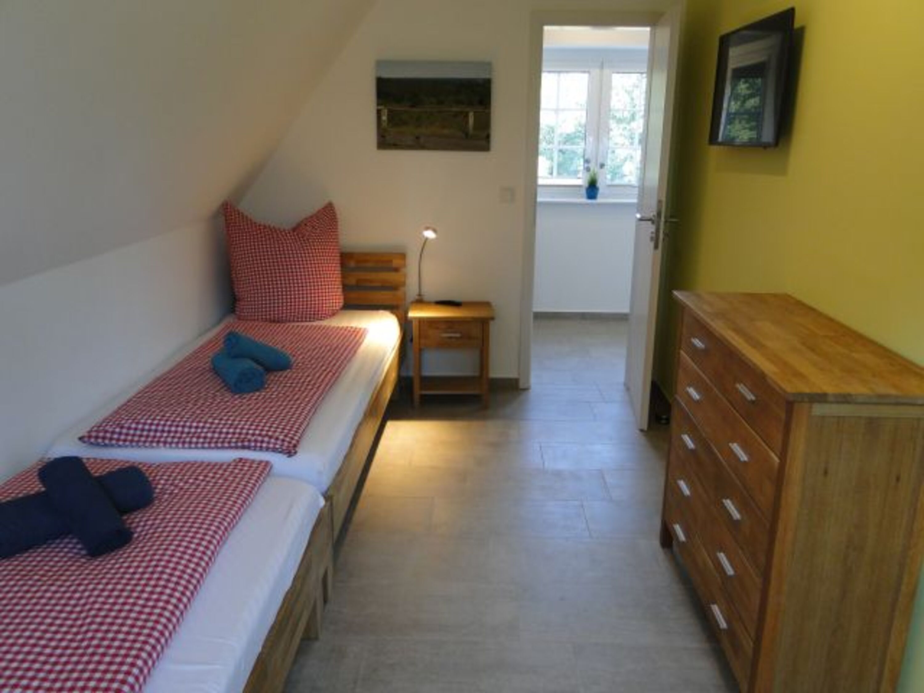 Schlafzimmer mit Einzelbetten