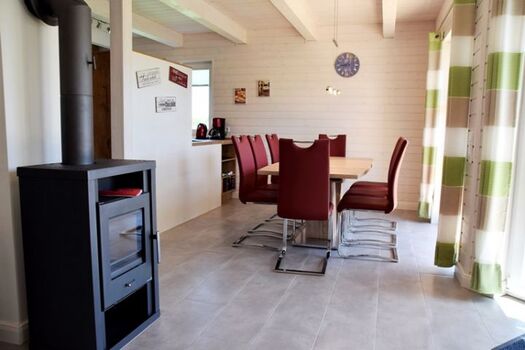 Blick Kamin-Essbereich Kegelrobbe