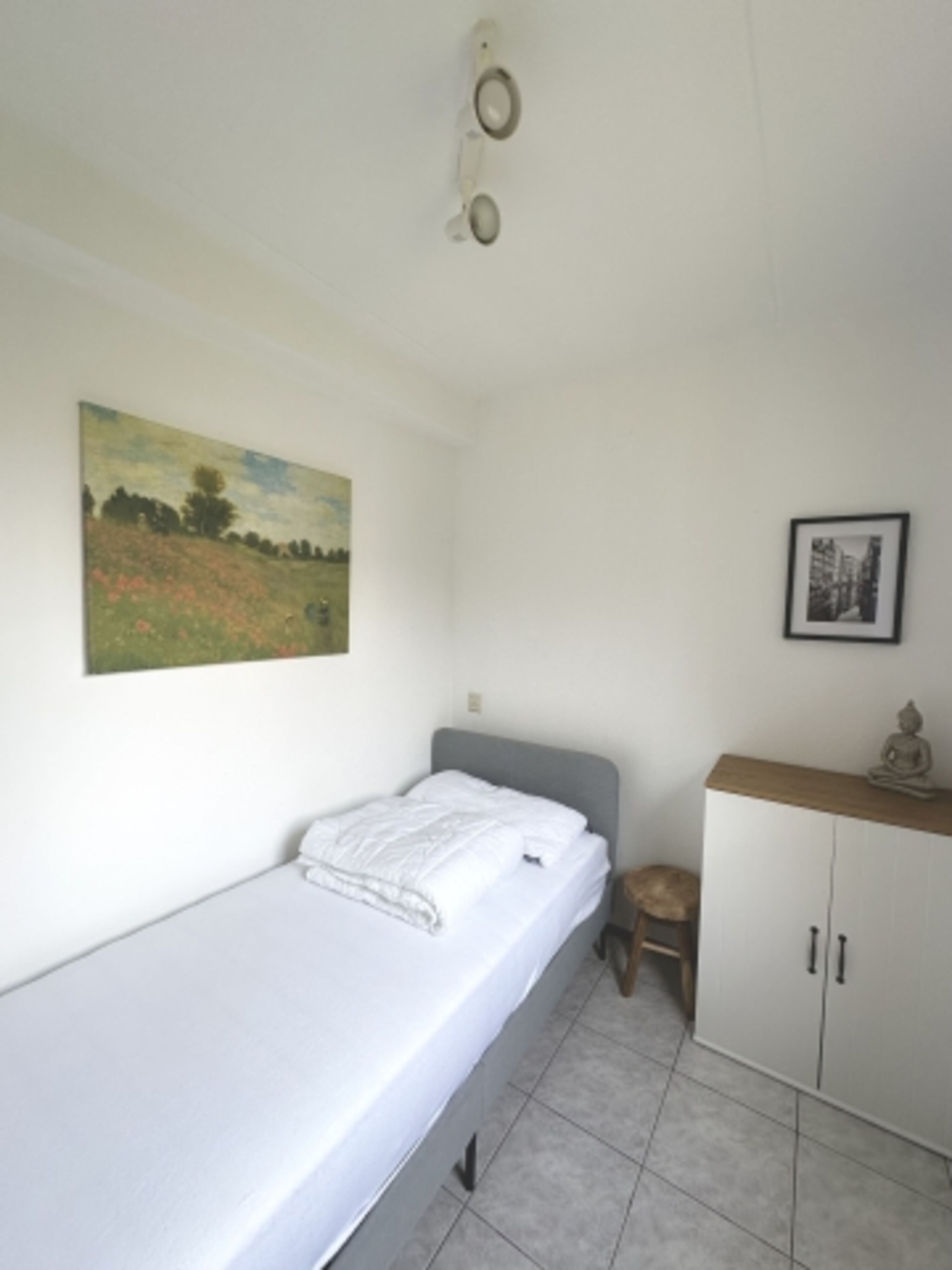 Schlafzimmer Erdgeschoss 1 Einzelbett 