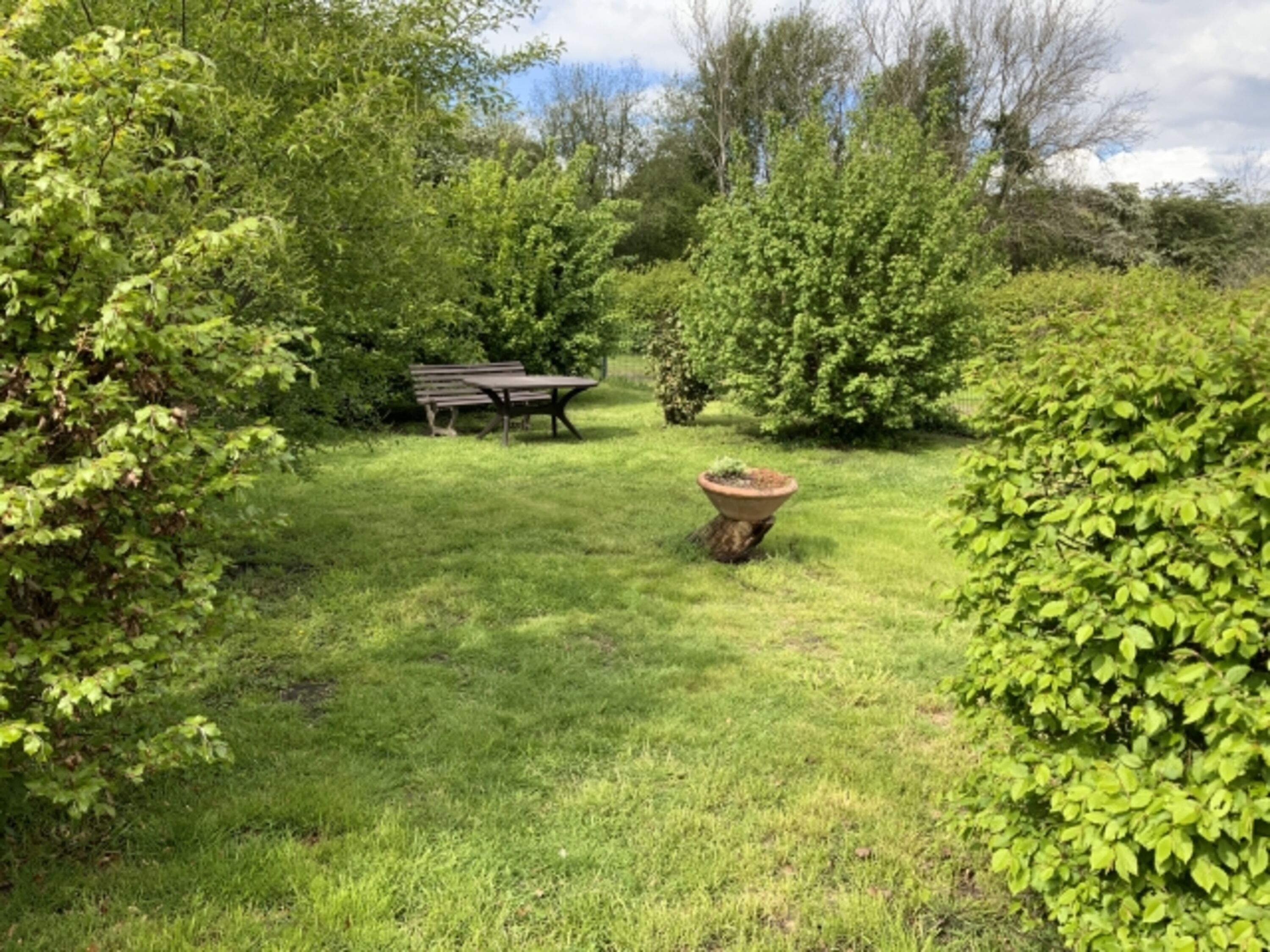 Umzäunter Garten 