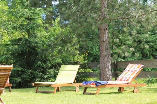 Liegewiese im Garten 