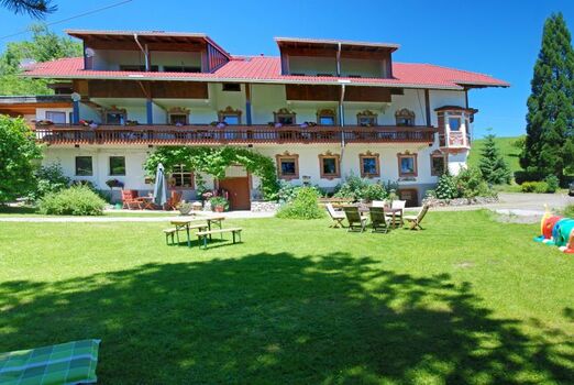 Südseite des Hauses mit Garten