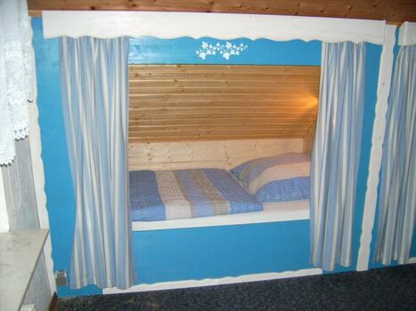 Urgemütliches Butzenbett. Echt ostfriesische Schlafkultur!