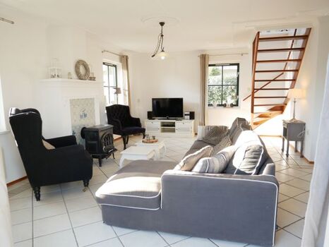 Villa 53 am Meer und Naturgebiet, Zaun, WLAN, Kamin, nur 900 ...