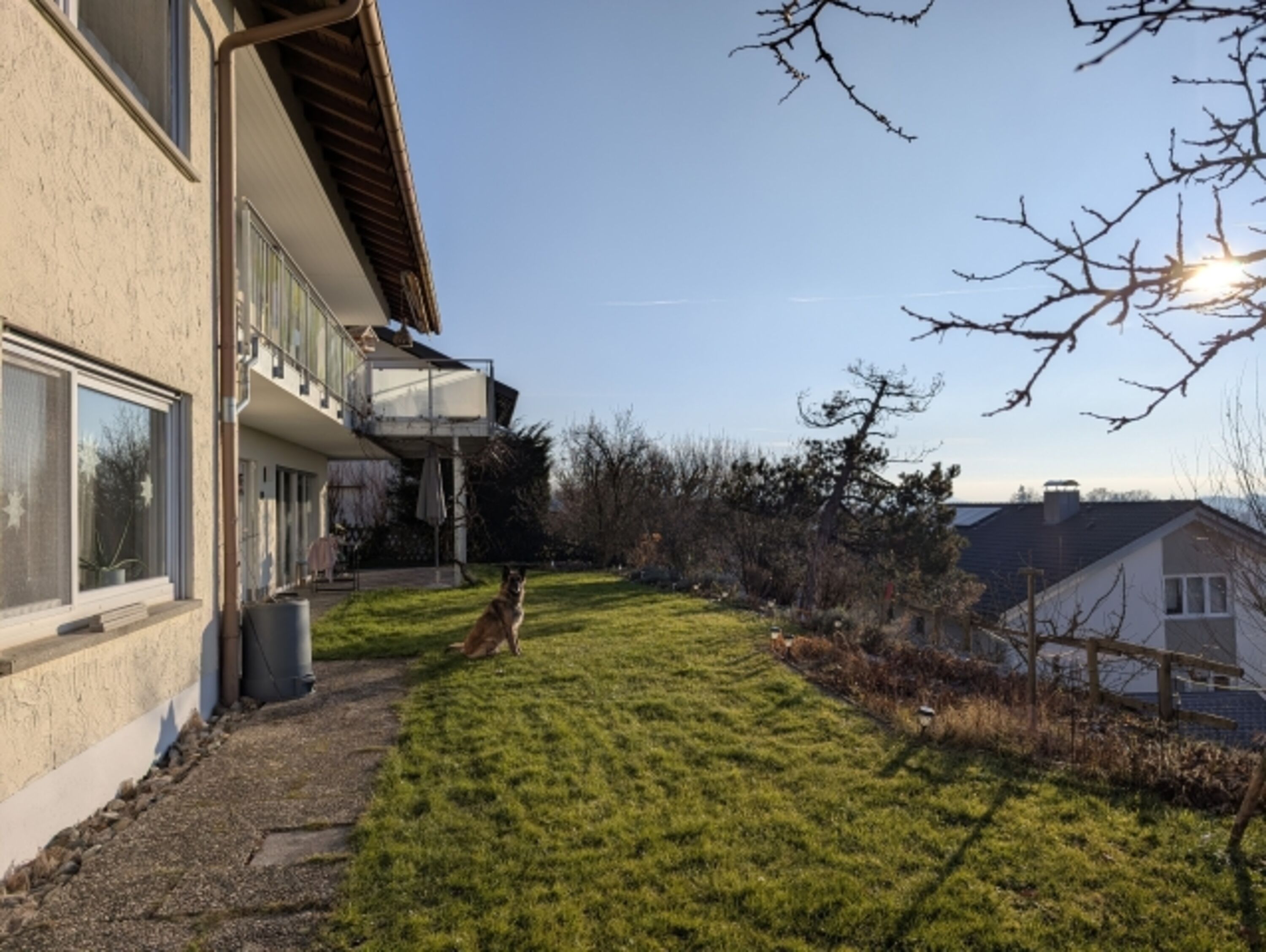 Terrasse am Haus