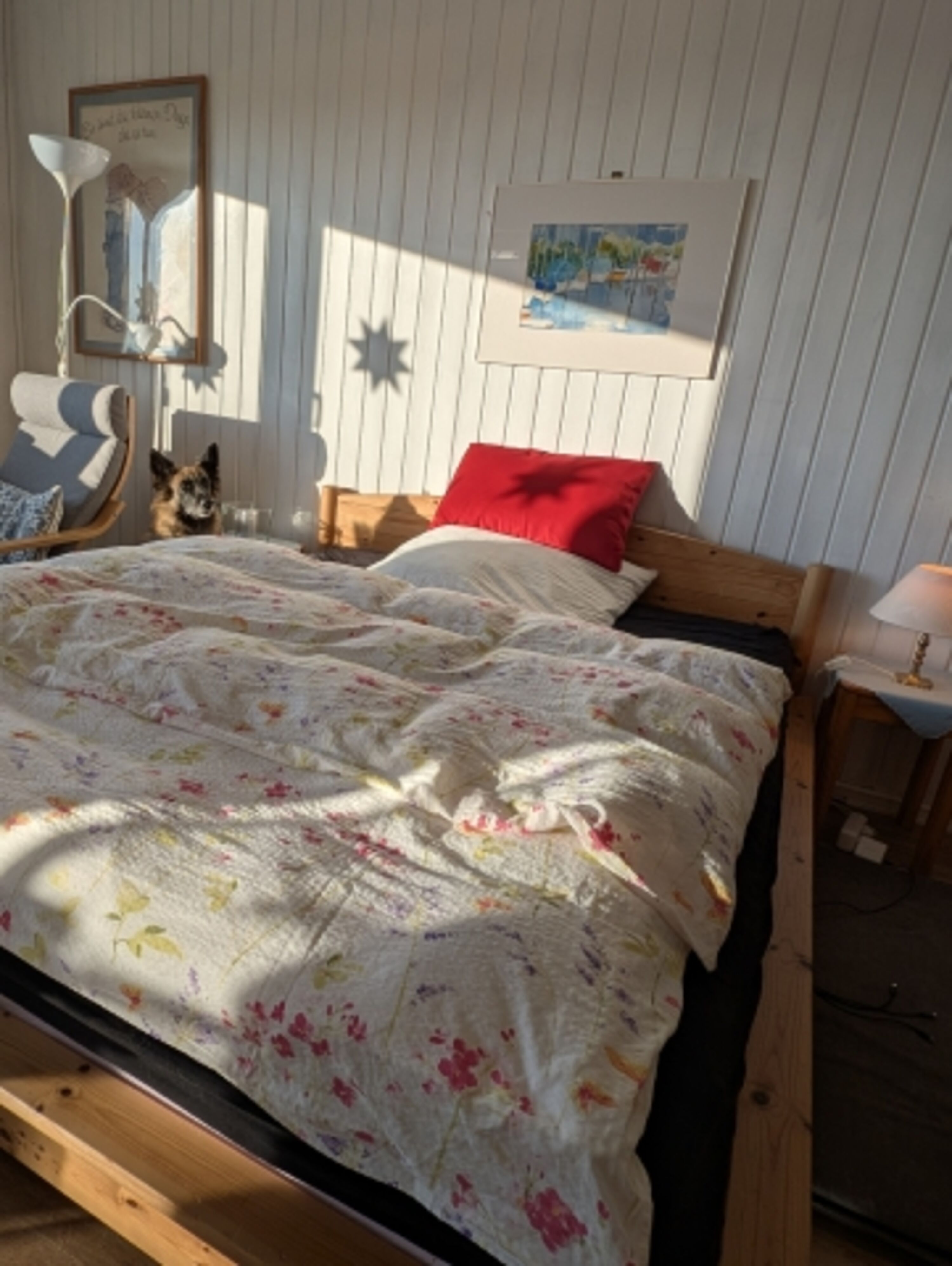 mit Doppelbett