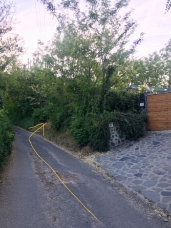 Eingang zur Treppe von der Strasse