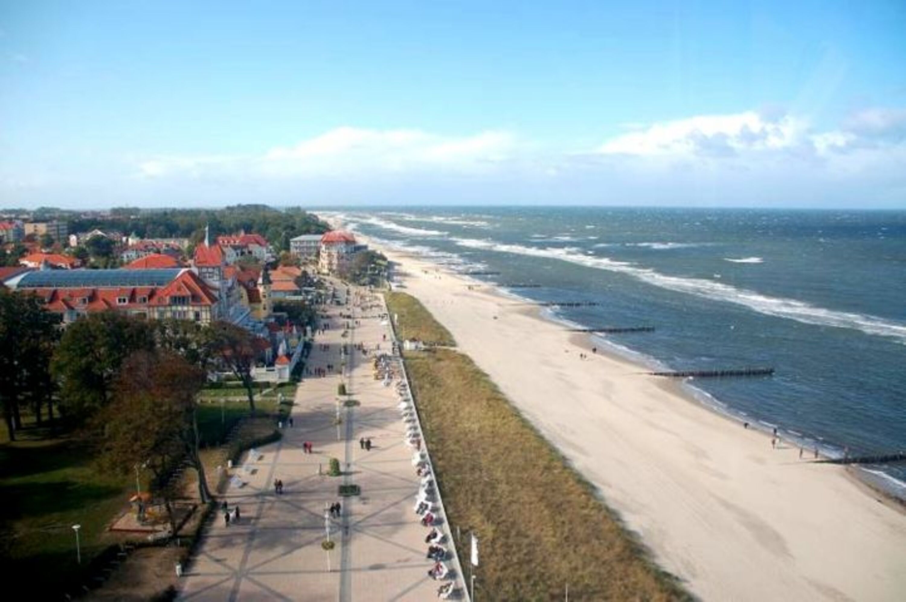 Auch im Winter schön: Blick auf Kühlungsborn West 