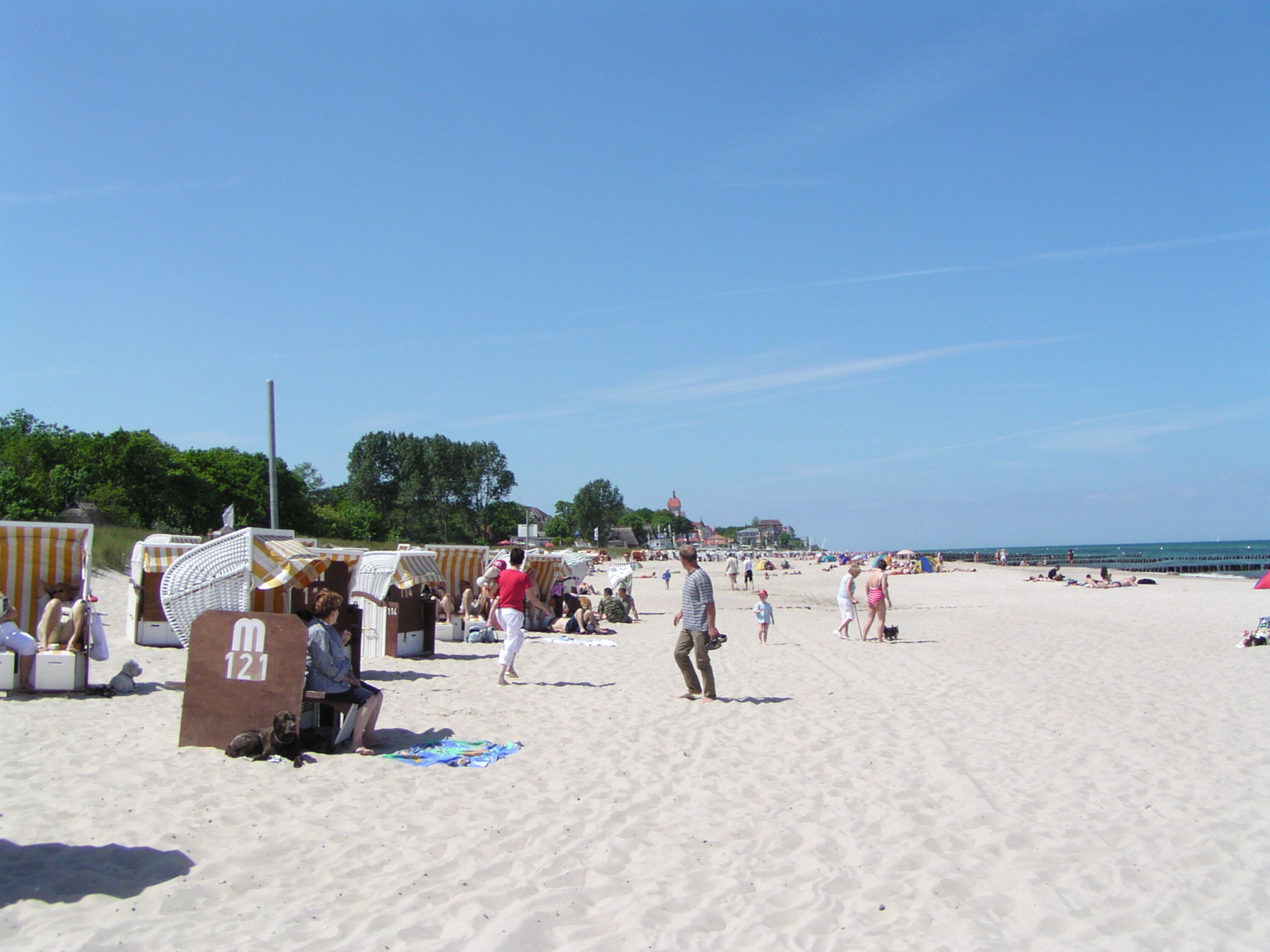 Noch einmal ein Blick auf den herrlichen Sandstrand von Kühlungsborn