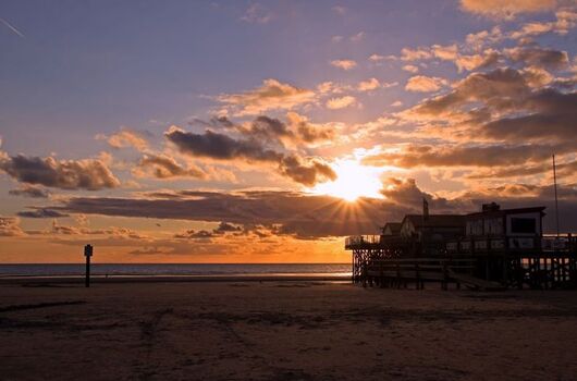 Abendstimmung am Strand