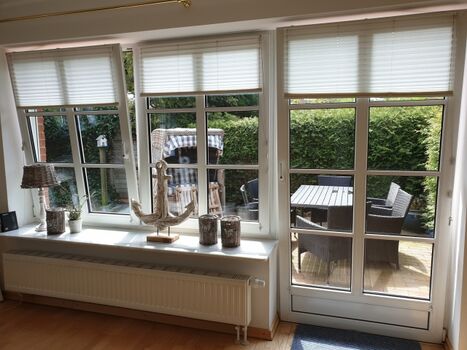 Blick auf die Terrasse