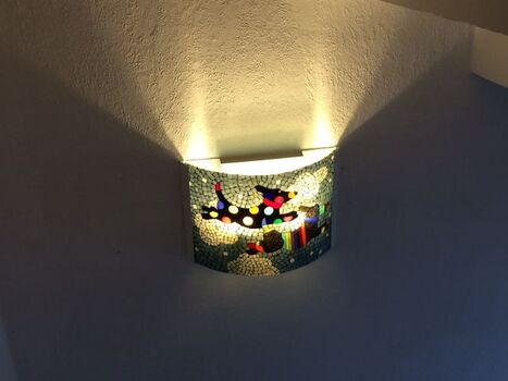 Tiffanylampe aus Künstlerwerkstatt