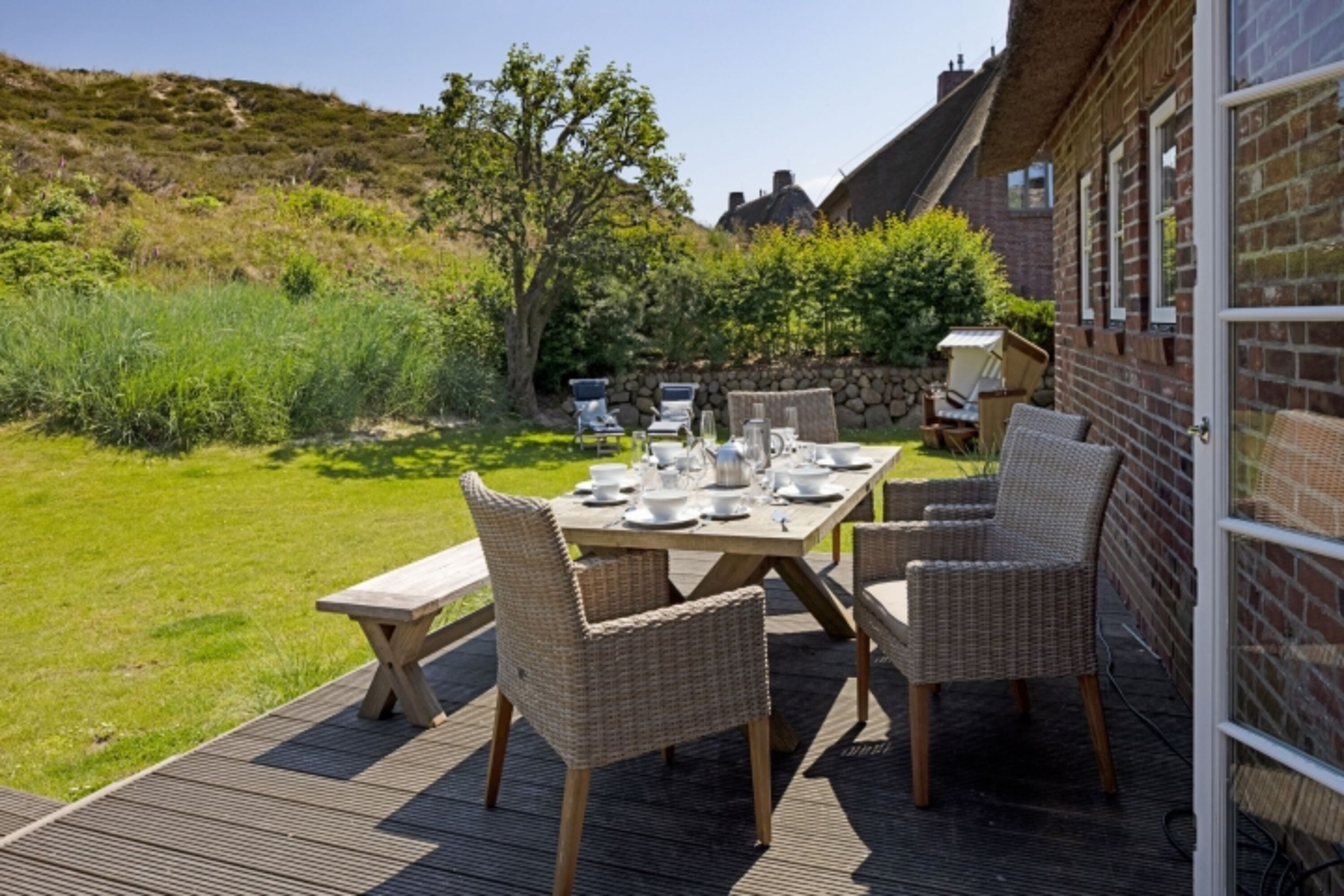 Terrasse und Garten