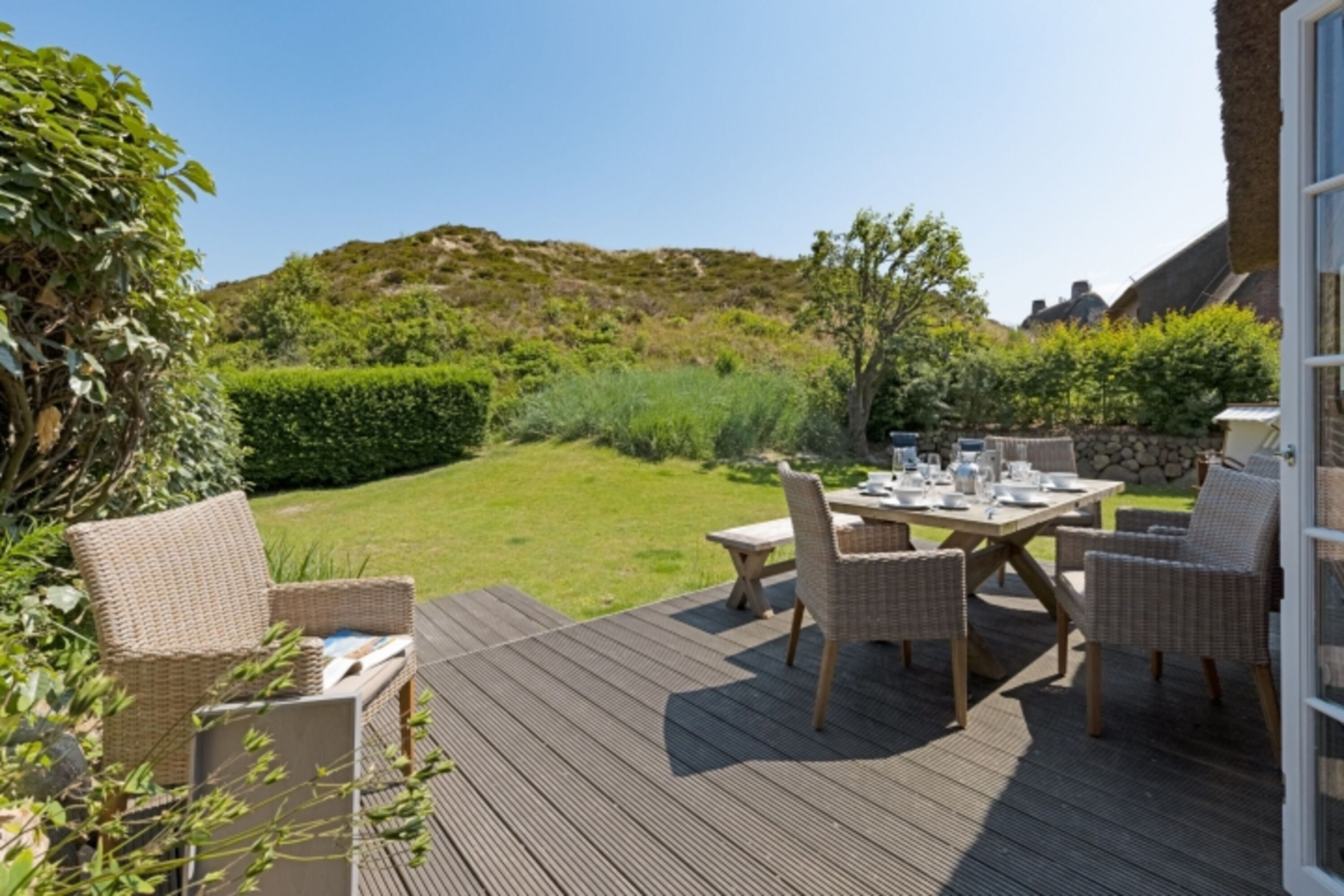 Terrasse und Garten