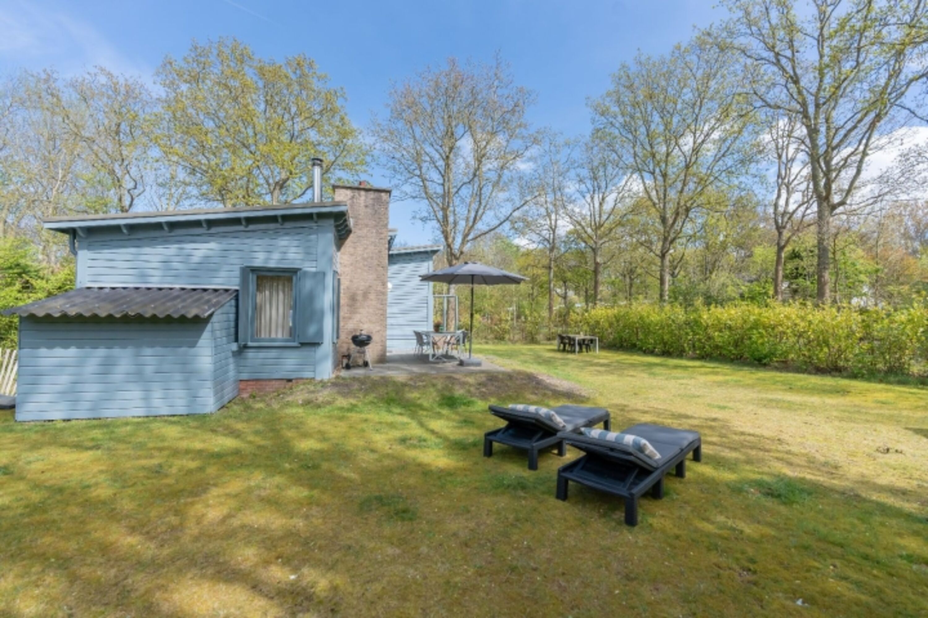 Garten mit Liegen
