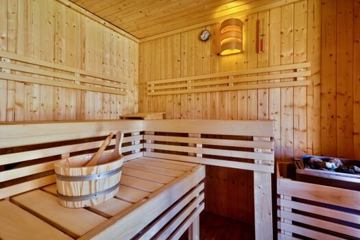 Sauna im Garten