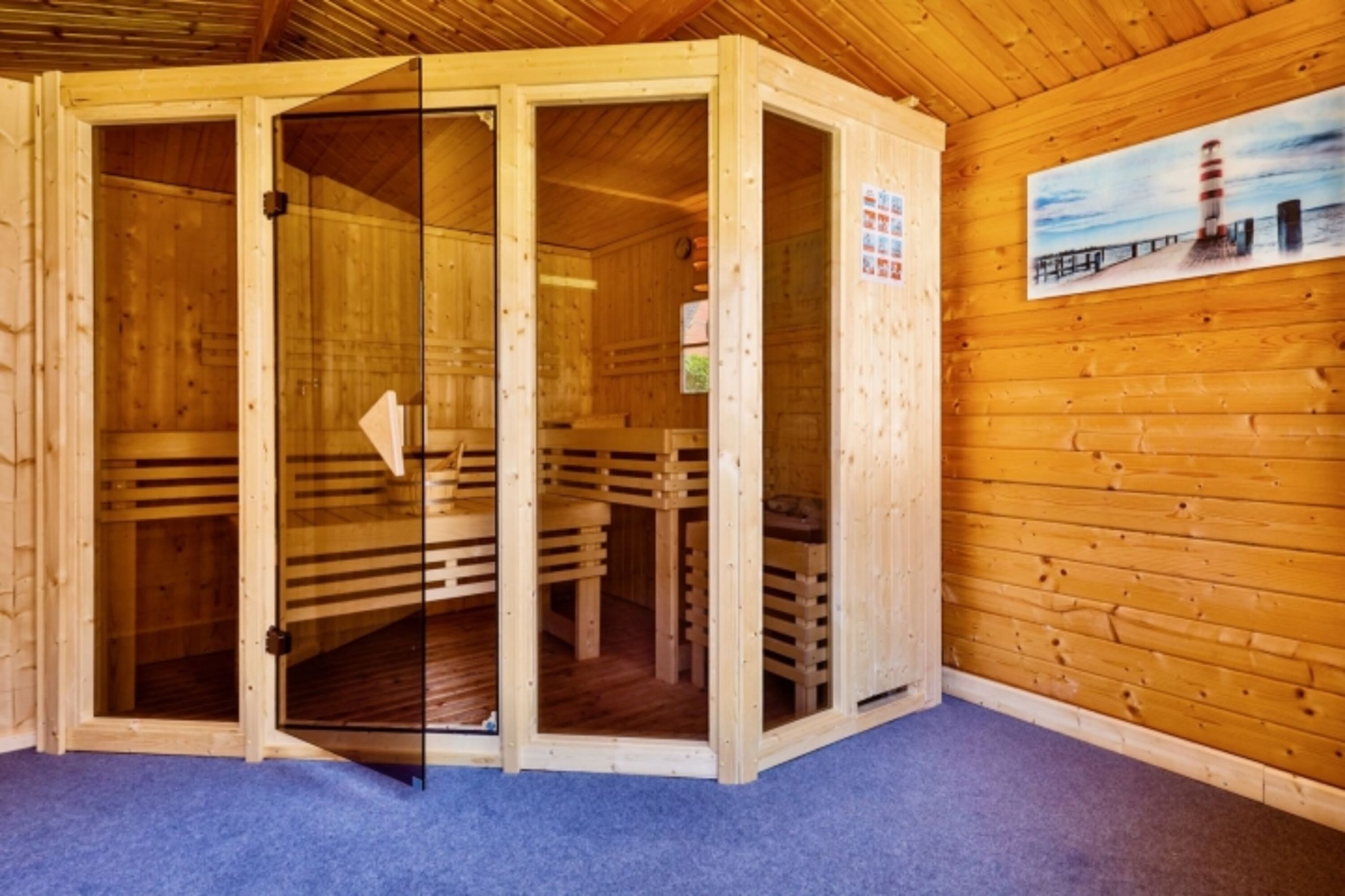Sauna im Garten