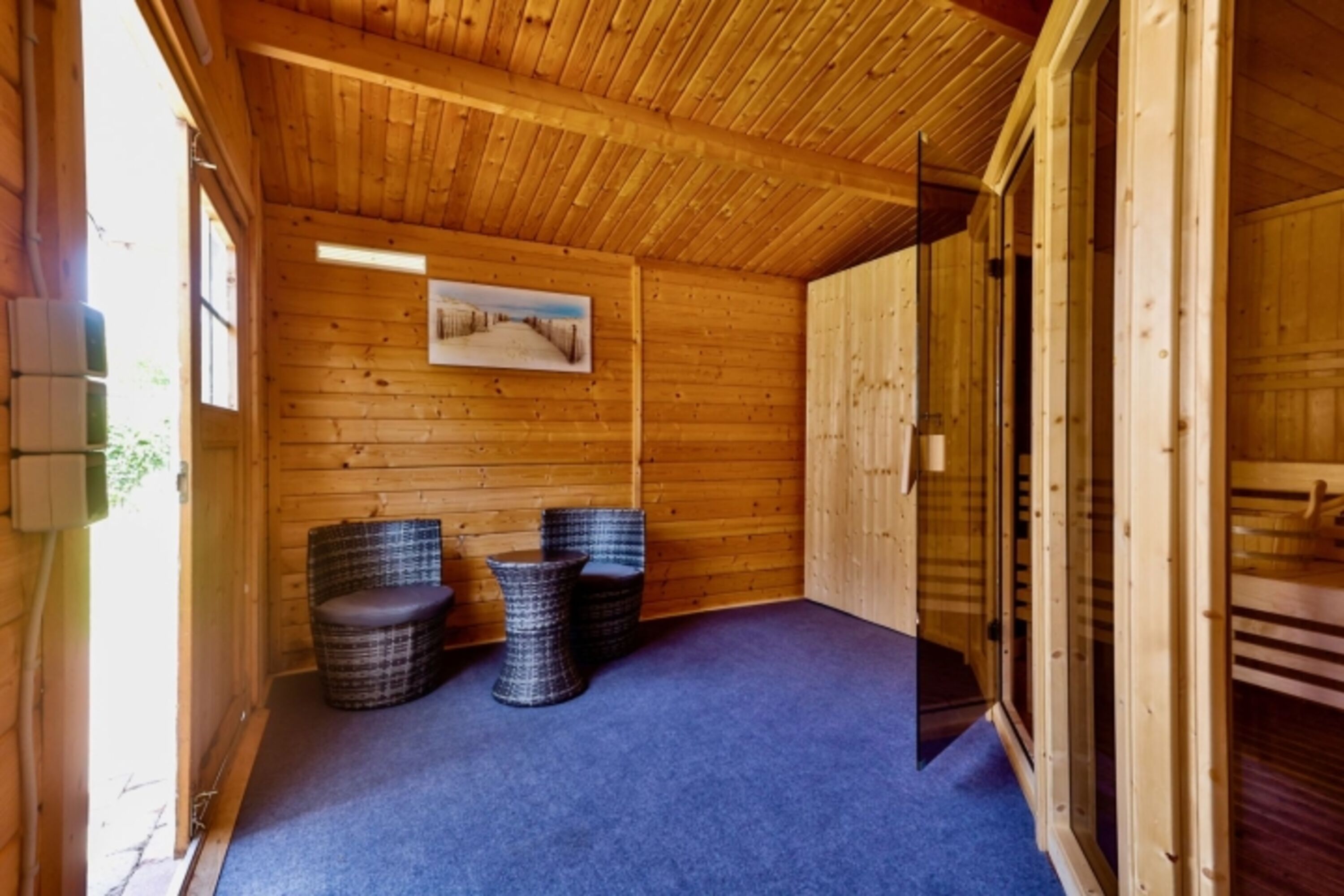 Sauna im Garten