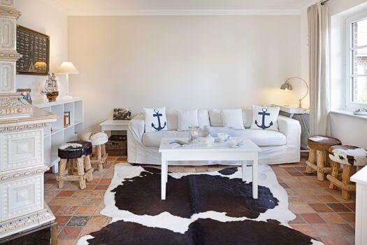 Wohnbereich mit Kamin