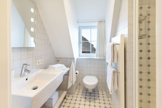 Badezimmer eins  im OG Bad en Suite