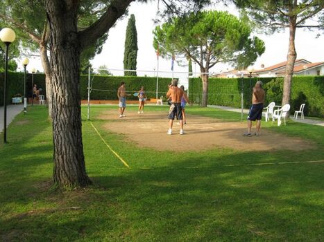 Der Spielplatz in der Ferienanlage