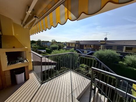 Panorama Blick von der Terrasse