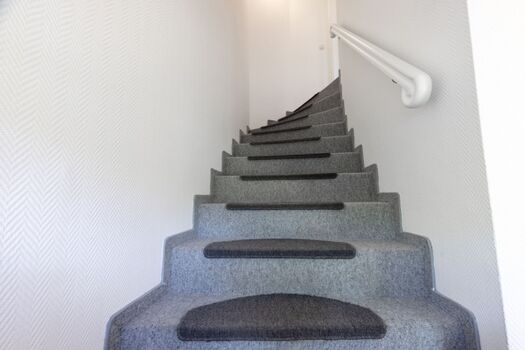 Treppenhaus des Appartementhauses