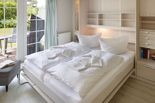 Schlafbereich im Wohnzimmer