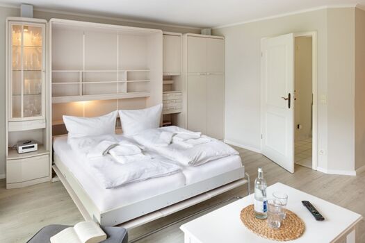 Schlafbereich im Wohnzimmer