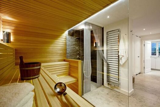 Sauna im Souterrain