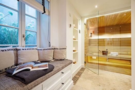 Wellnessbereich im Souterrain