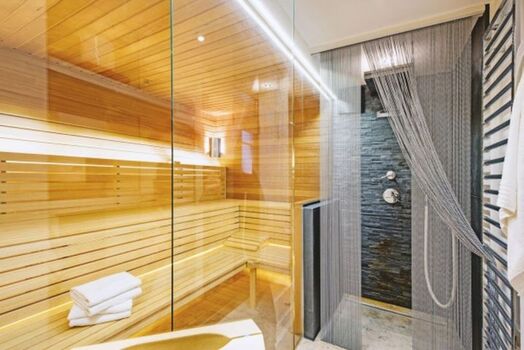 Wellnessbereich im Souterrain