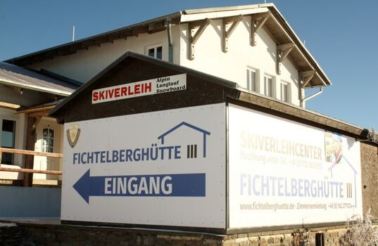 Eingang Fichtelberghütte