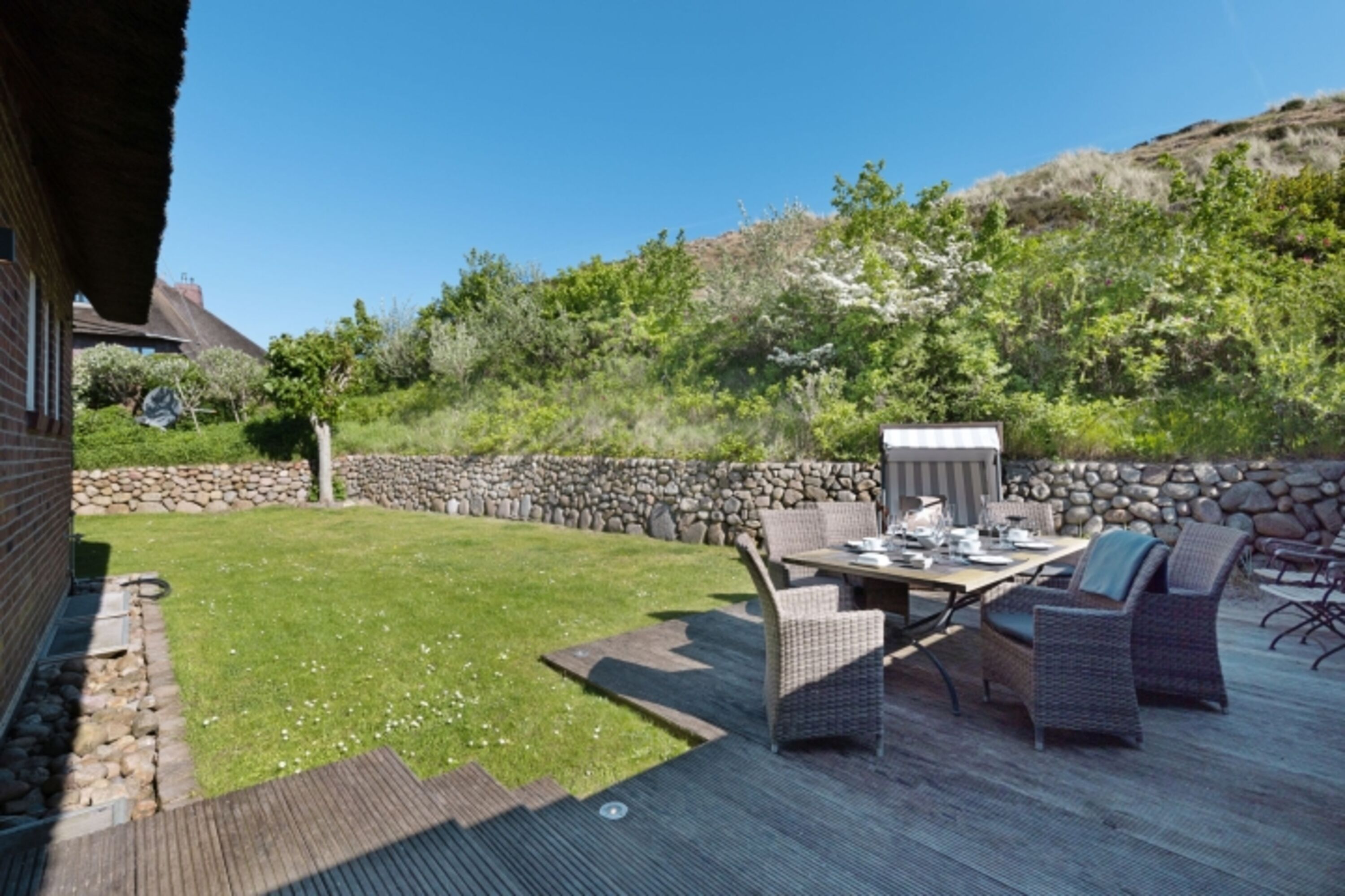 Terrasse und Garten