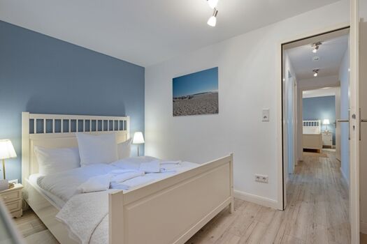 Schlafzimmer zwei im Souterrain