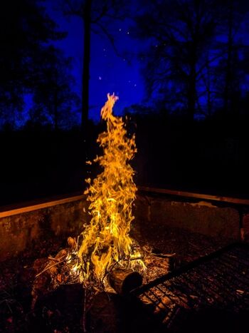 Lagerfeuerstelle an der Villa Kunterbunt