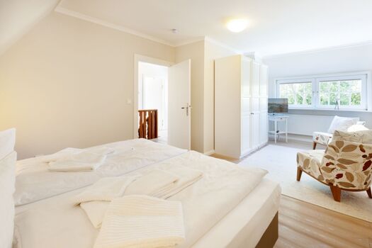 Schlafzimmer eins im OG