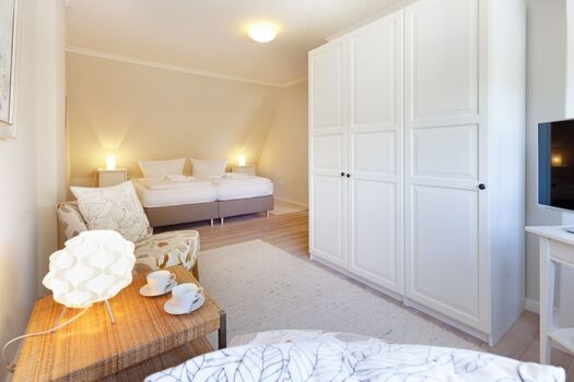 Schlafzimmer eins im OG